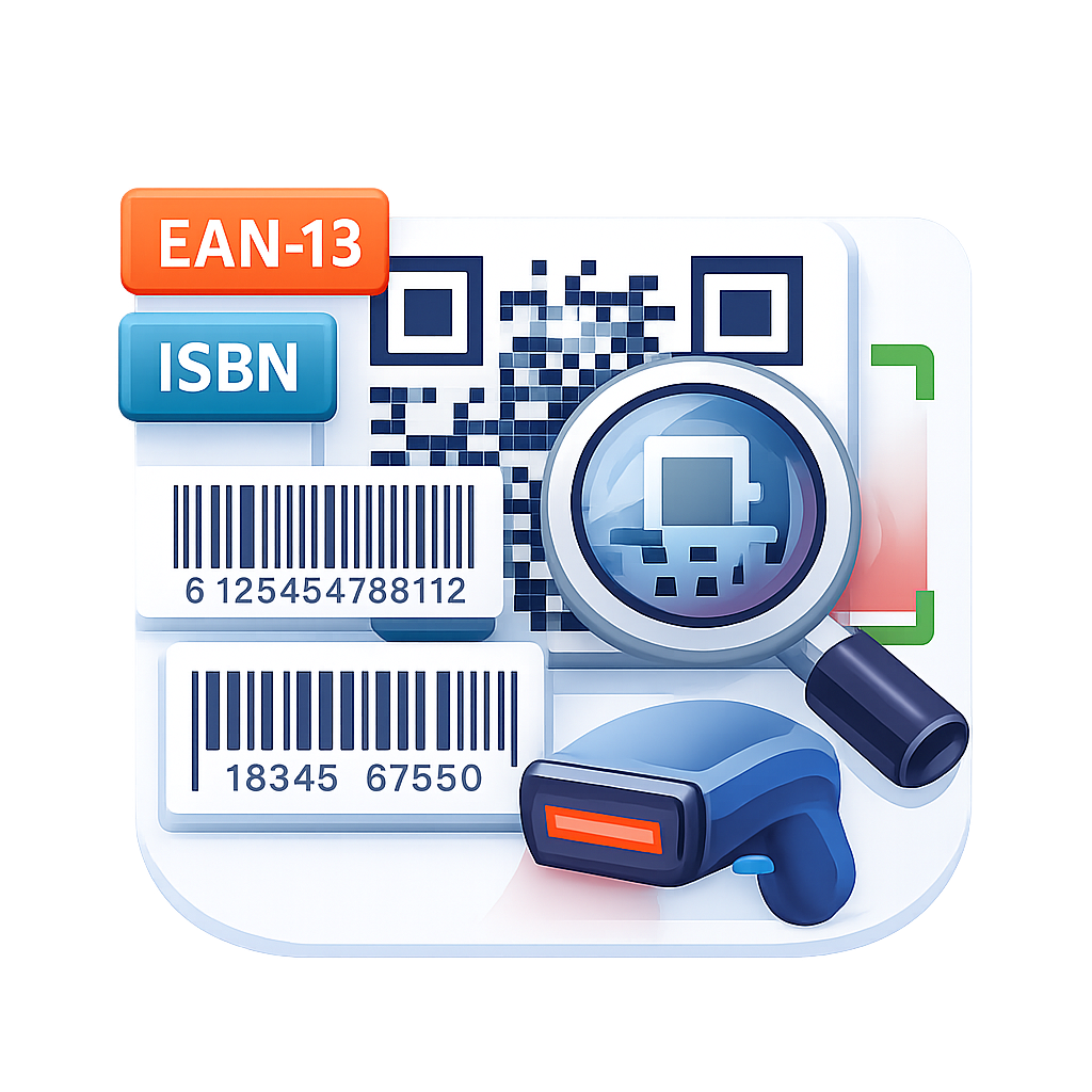 QR और बारकोड डिकोडर ऑनलाइन